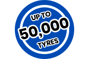 Up To 50,000 Tyres