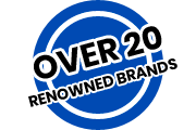 Over 20 Renowned Brands